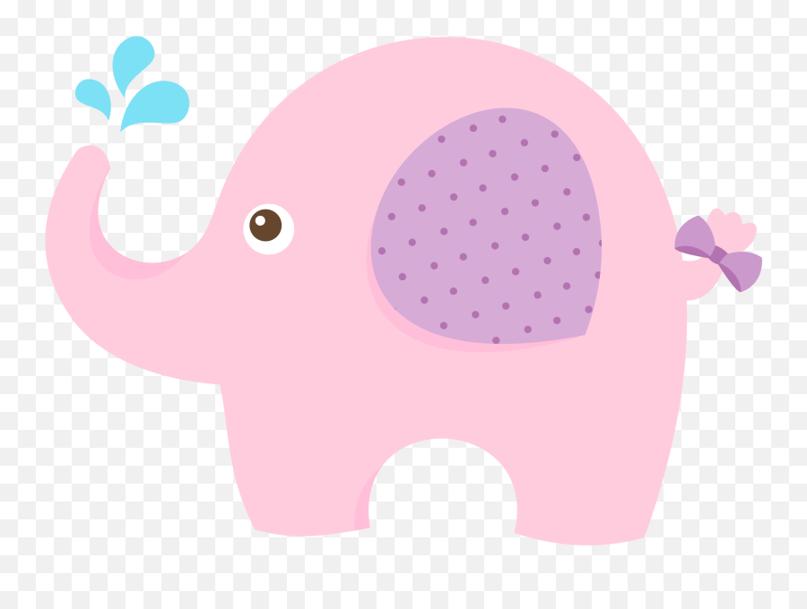 Download Clip Art Royalty Free Library - Baby Pink Elephant Clipart Png Emoji,Baby Elephant Clipart