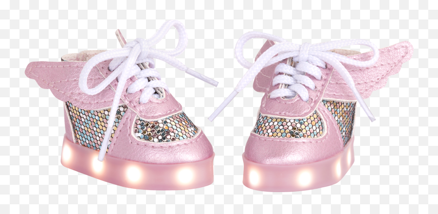 Flutter Fun High Tops Doll Light - Up Shoes Glitter Girls Emoji,Light Sparkle Png