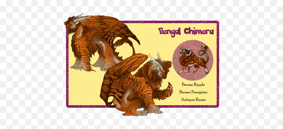 Ic Bengal Chimera Dragons Dragon Share Flight Rising Emoji,Chimera Png
