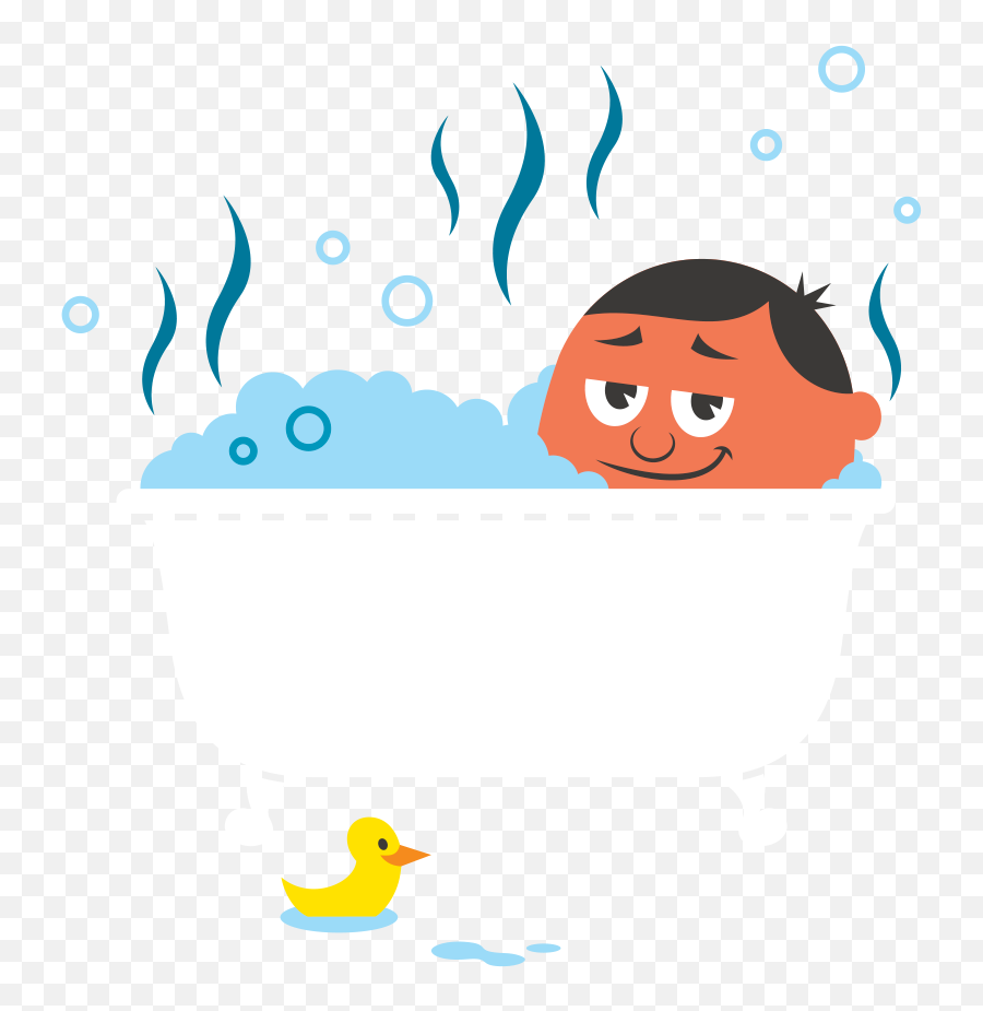 100 Awesome Things You Can Do In The Bathroom Emoji,Taking A Bath Clipart