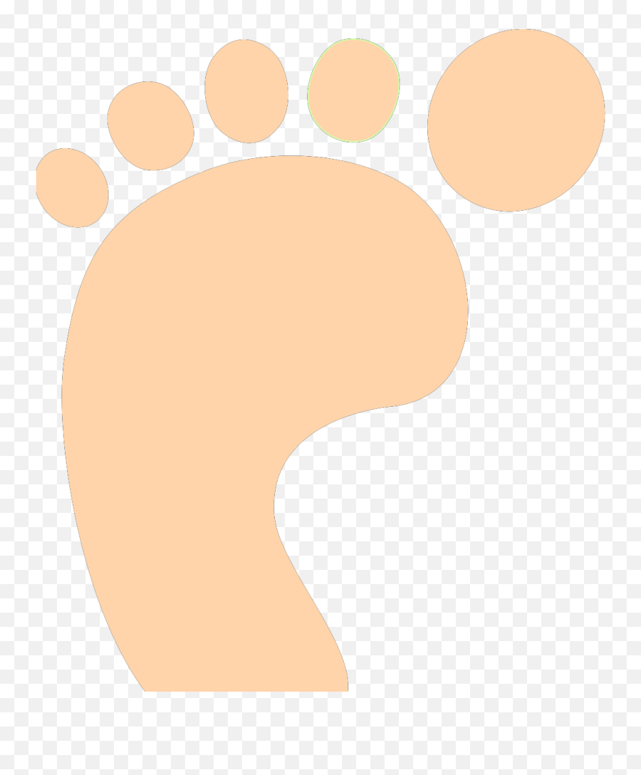 Girl Footprint Svg Vector Girl Footprint Clip Art - Svg Clipart Dot Emoji,Footprint Clipart