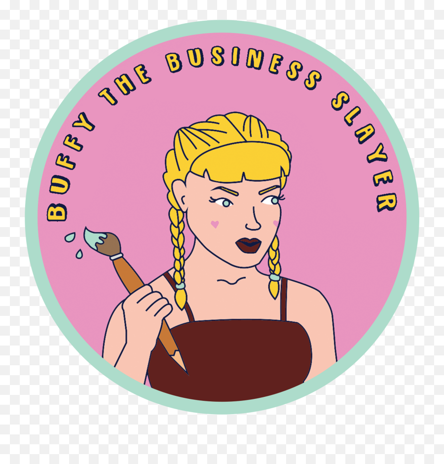 Download Buffy The Business Slayer Logo - Hair Design Emoji,Slayer Logo