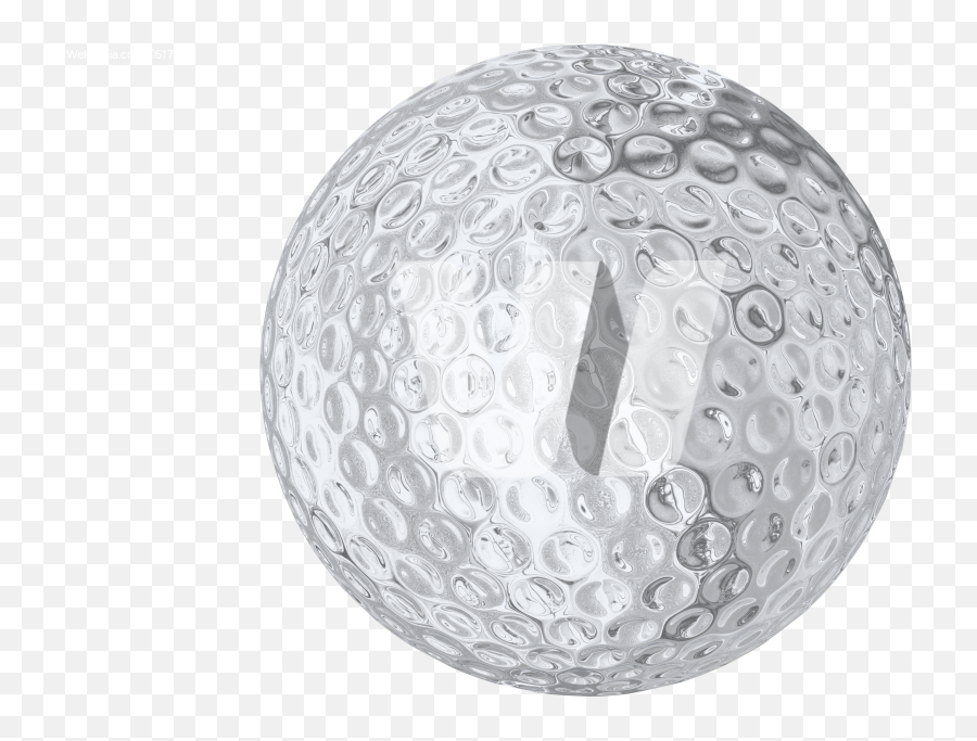 Silver Golf Ball - For Golf Emoji,Golf Ball Png