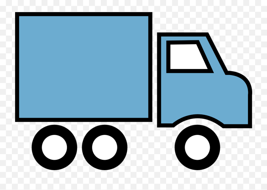 Moving Truck - Delivery Truck Clipart Hd Png Download Free Clip Art Truck Emoji,Pickup Truck Clipart