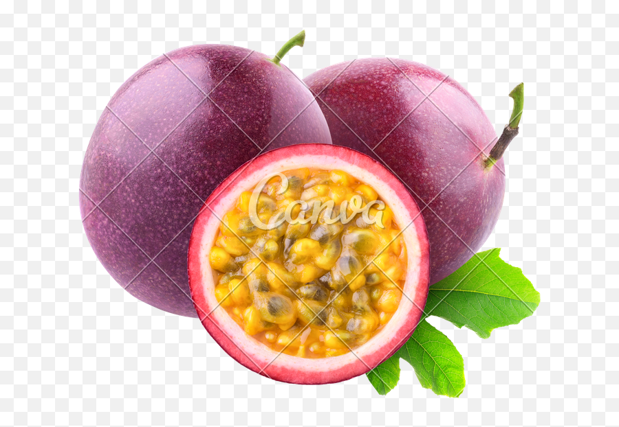 Download Isolated Maracuya Photos By - Passion Fruit When Its Cut Emoji,Canva Transparent Background