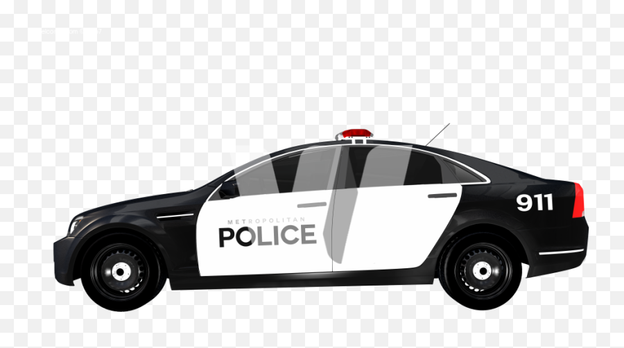 Side View Police Car - Png Graphic Welcomia Imagery Stock Cars Side View White Backround Emoji,Police Lights Png