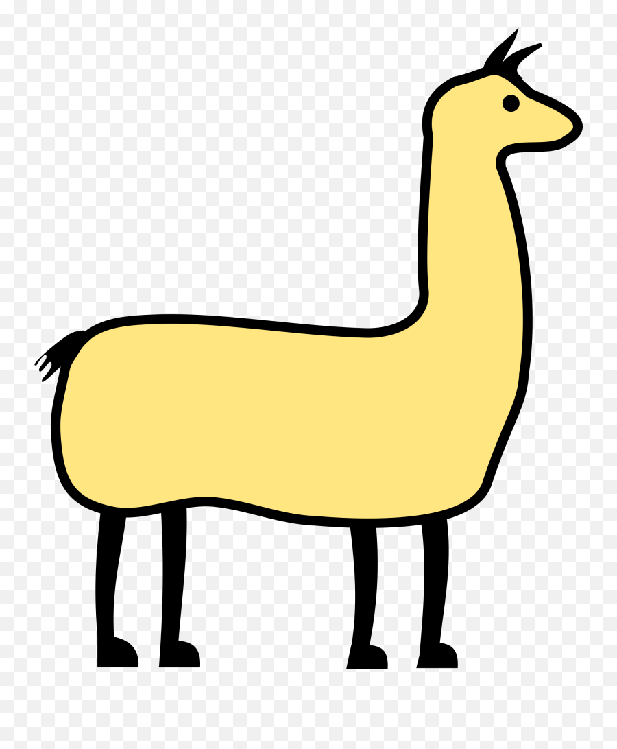 Llama Clipart Vector Magz Free Download - Llama Alpaca Line Drawing Emoji,Llama Clipart