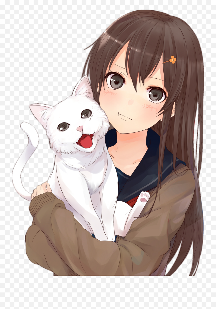 Anime Girl Clipart Hd - Anime Girl Clipart Emoji,Anime Clipart