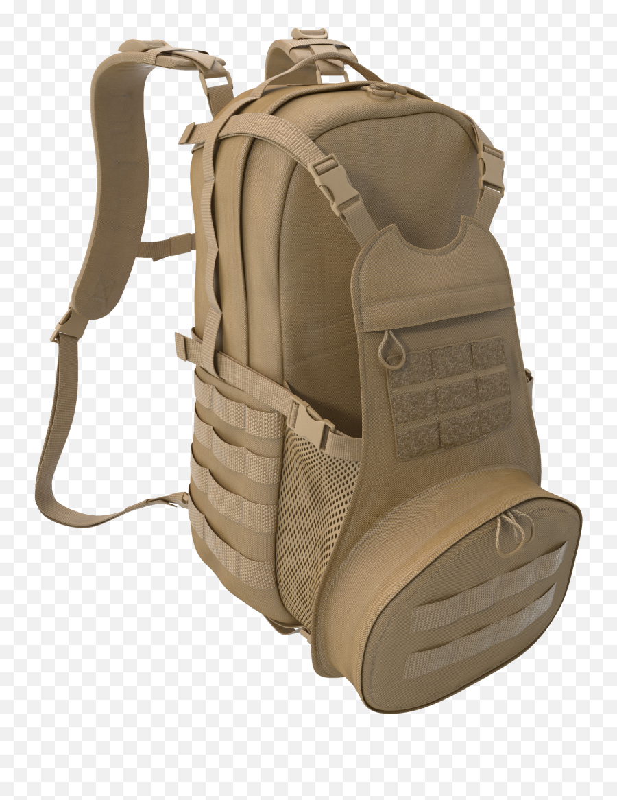 Military Bag With Extra Pockets Png - Travel Backpack Png Emoji,Transparent Backpack
