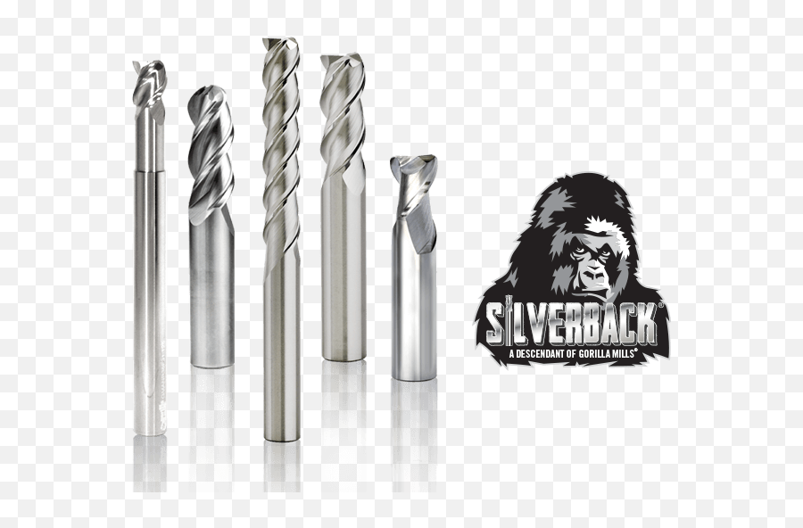 Silverback - Brands Gorilla Mill Gorilla Mill End Mill Emoji,Gorilla Png