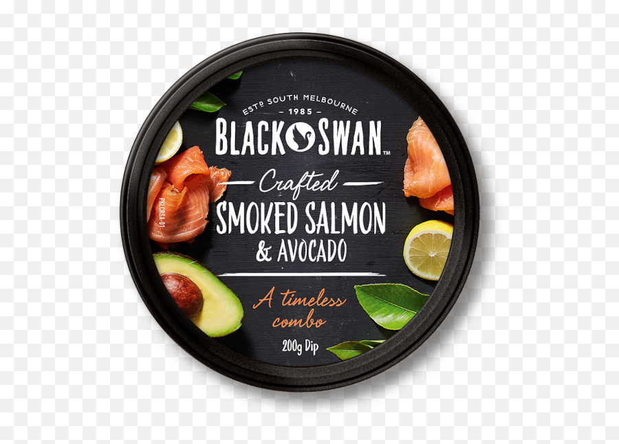 Halal Suitable Black Swan Smoked Salmon U0026 Avocado Emoji,Avocado Png
