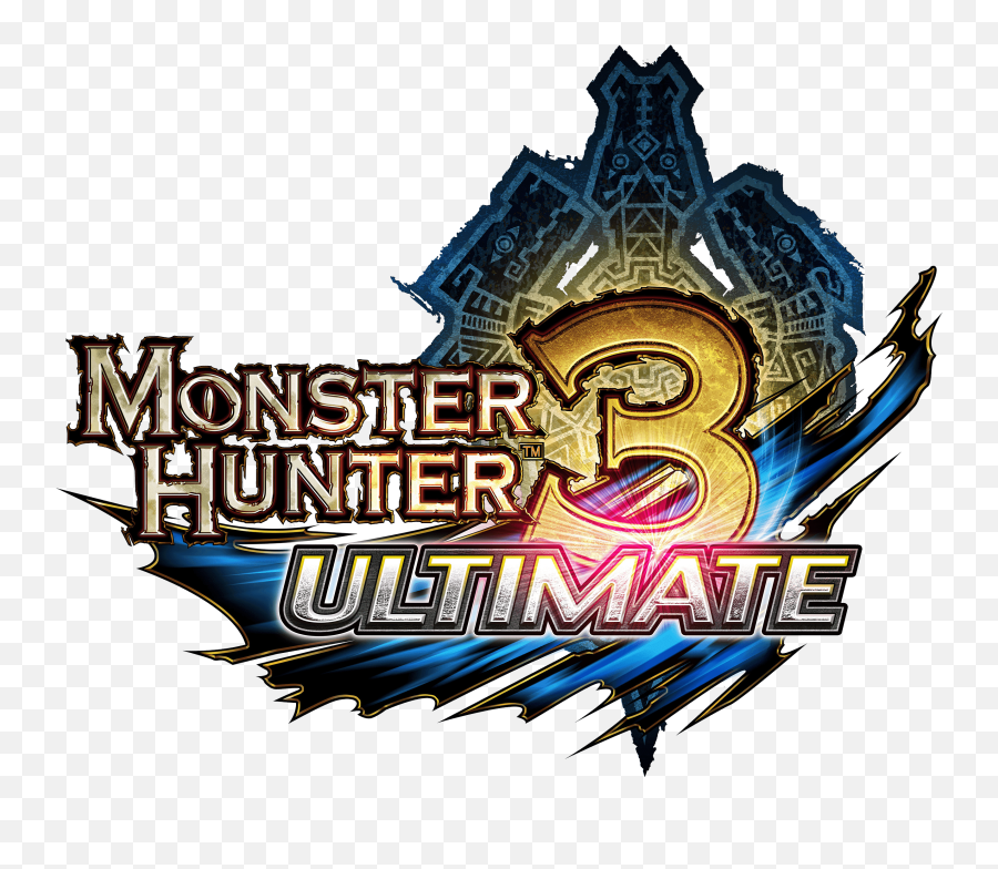 Monster Hunter 3 Ultimate Logo Png Png - Monster Hunter 3 Ultimate Logo Transparent Emoji,Monster Hunter Logo