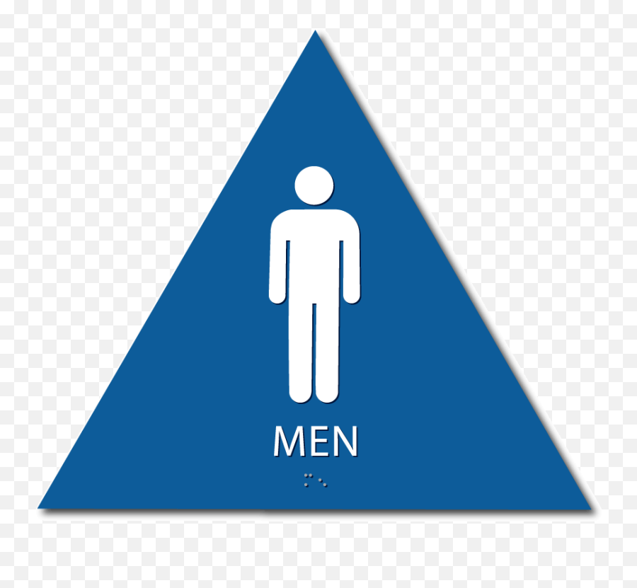 Mens Bathroom Sign - Men Sign Clipart Full Size Clipart Bathroom Signs For Male Emoji,Restroom Clipart