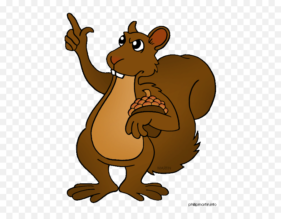 Squirrel Clip Art With Nuts Free - Phillip Martin Squirrel Emoji,Squirrel Clipart