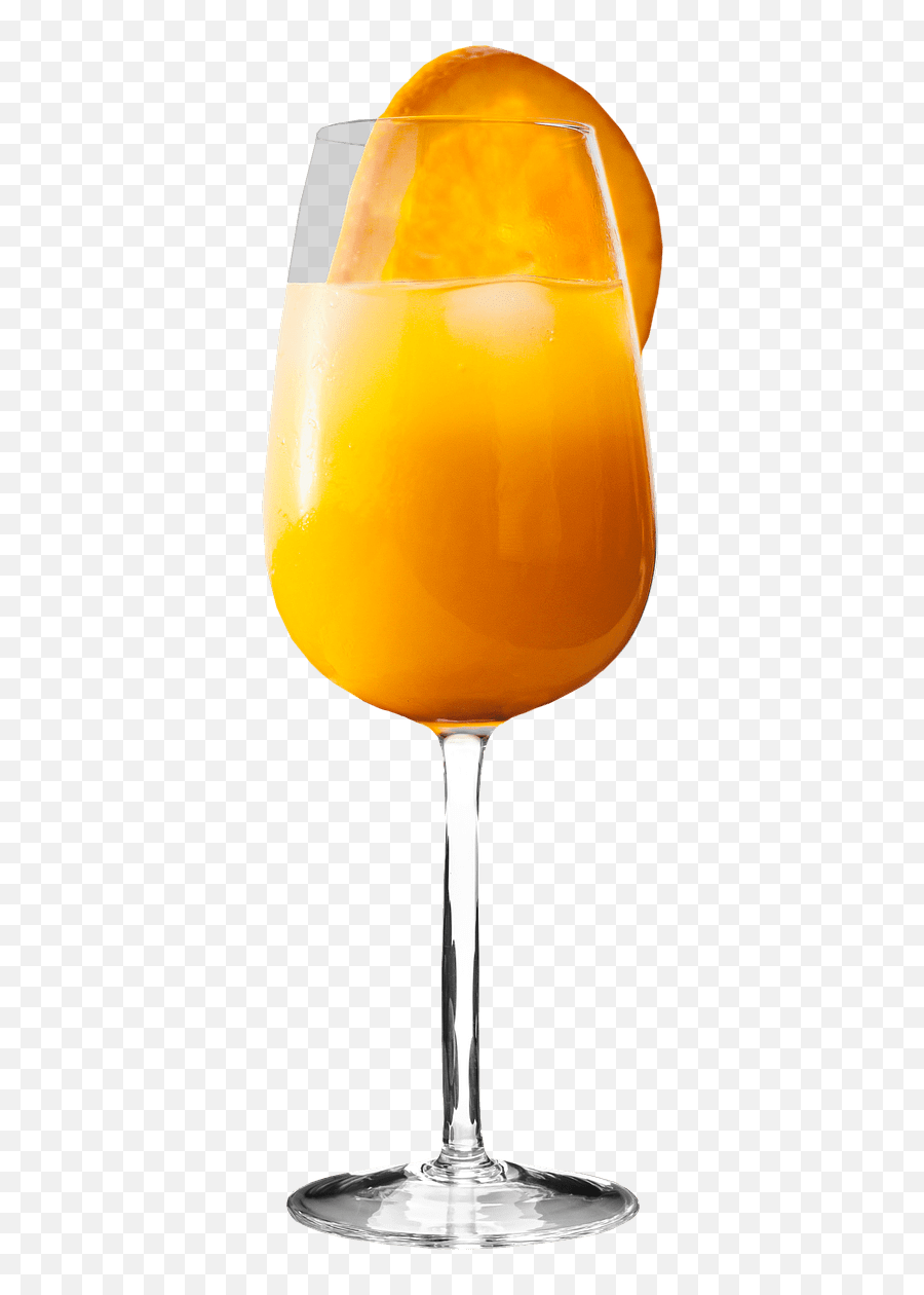 Orange Juice With Fruit Slice Transparent Png - Stickpng Juice In Wine Glass Png Emoji,Orange Slice Png