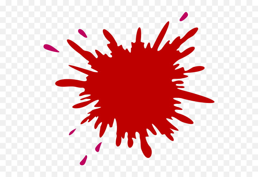Dark Red Splash Clip Art At Clker - Mancha De Pintura Roja Png Emoji,Darkness Clipart