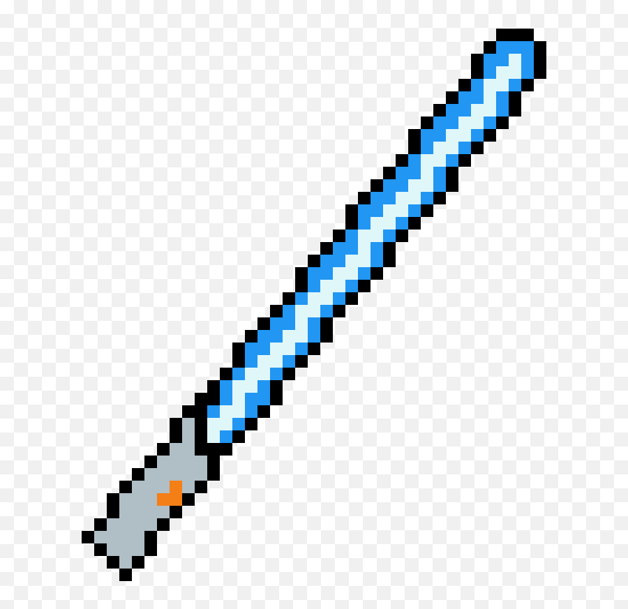 Pixilart - Jedi Blue Lightsaber By Realemdevice Death Scythe Pixel Art Emoji,Lightsaber Transparent