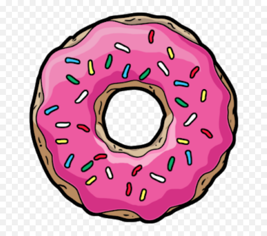 Donut Sticker Png - Donut Simpson Png Emoji,Sticker Png