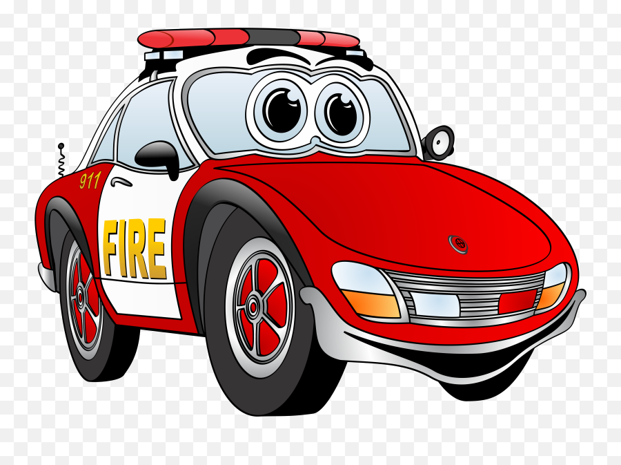 Fire Truck Clipart Race Car - Red Sports Car Cartoon Cartoon Cars Png Emoji,Race Car Clipart