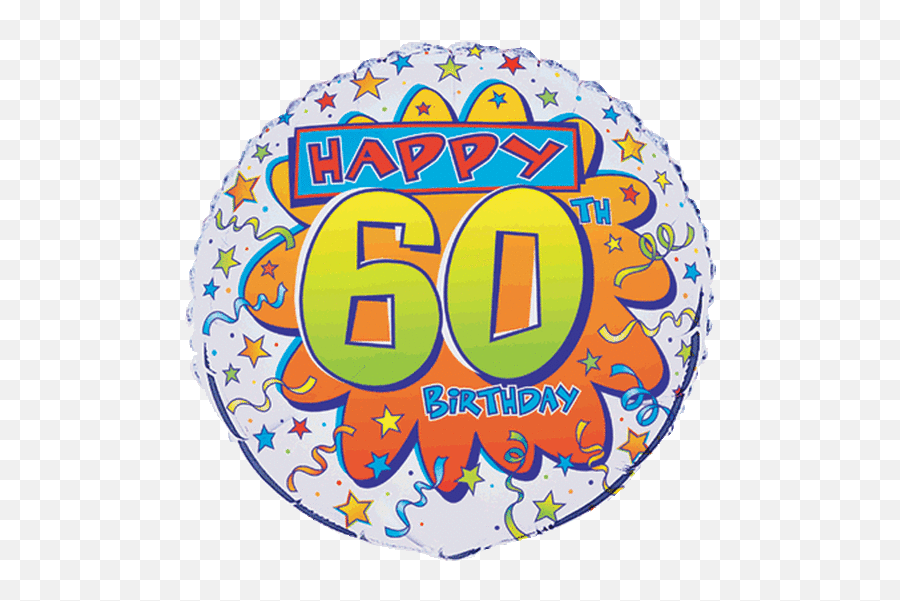 18 40th Happy Birthday - Mylar Foil Balloons Wholesale 18e Verjaardag Emoji,60th Birthday Clipart