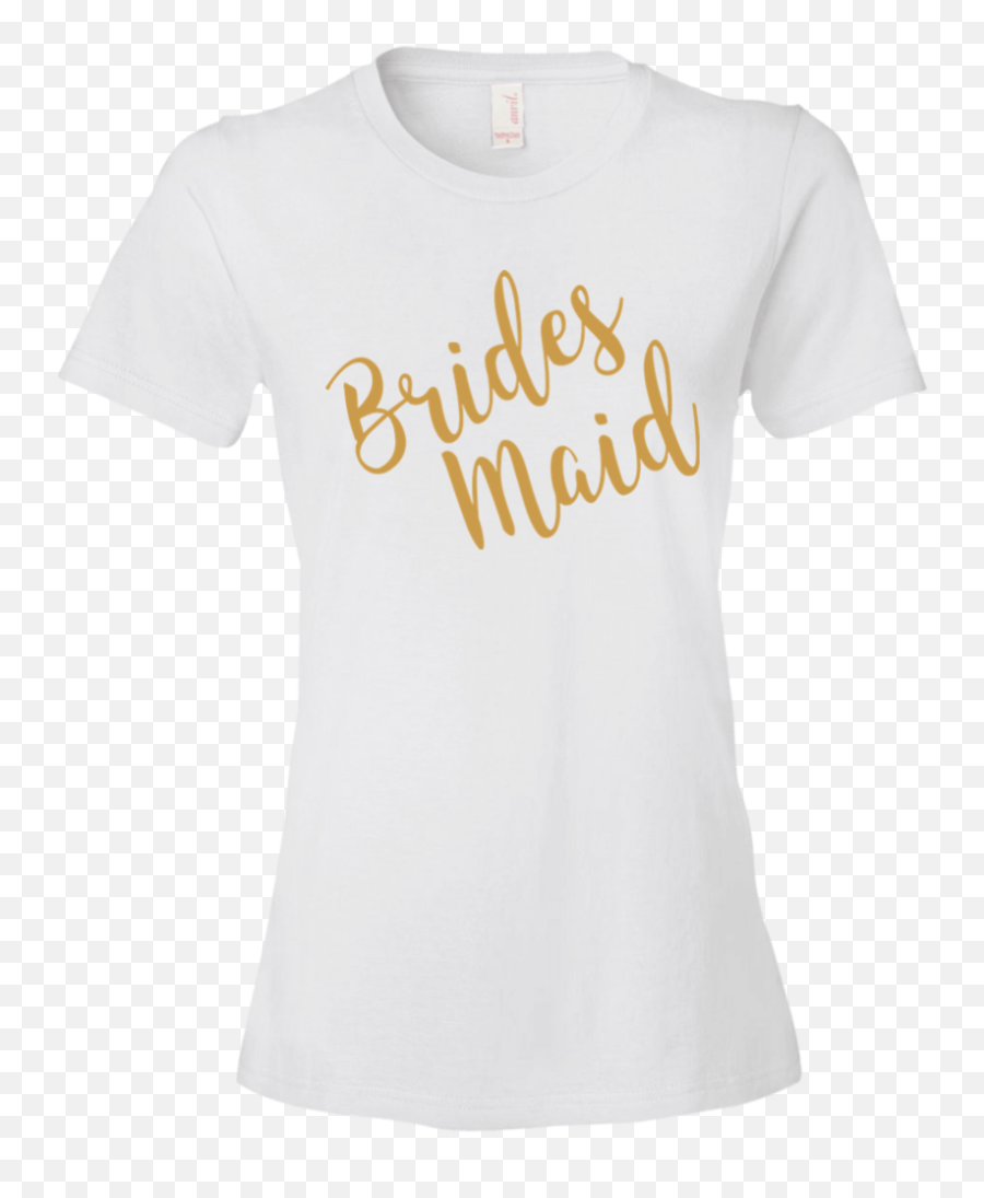 Bridesmaid T - Shirt Emoji,White T-shirt Png