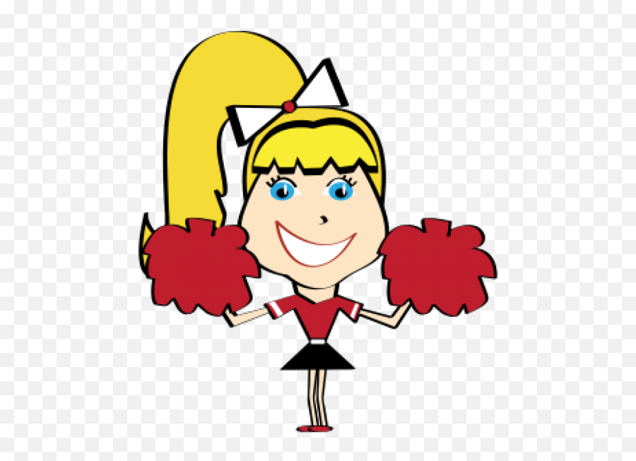 Download Free Download Red Cheerleader Clipart Cheerleading - Happy Birthday Cheerleader Theme Emoji,Cheeleading Clipart