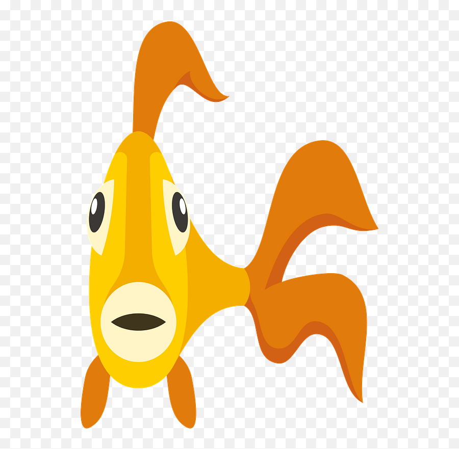 Golden Fish Clipart Free Download Transparent Png Creazilla Emoji,Fish Clipart Free