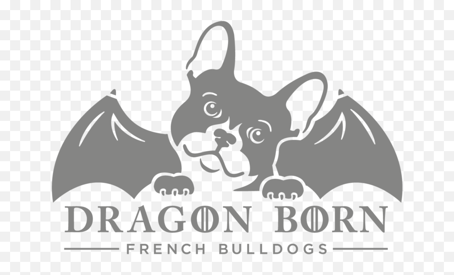 Dragonborn French Bulldogs Emoji,French Bulldog Logo
