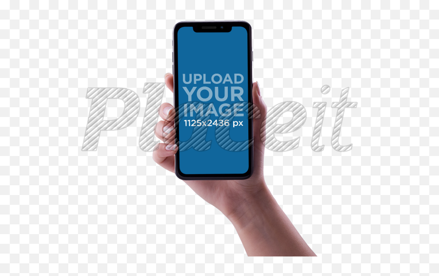 Hand Holding Iphone X Png Image With No Emoji,Hand Holding Iphone Png