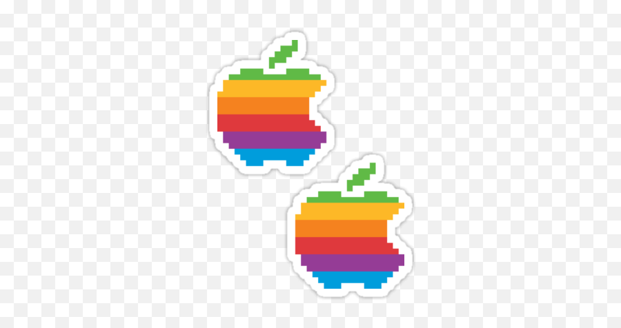 Apple Stickers And T Emoji,Apple Logo Stickers