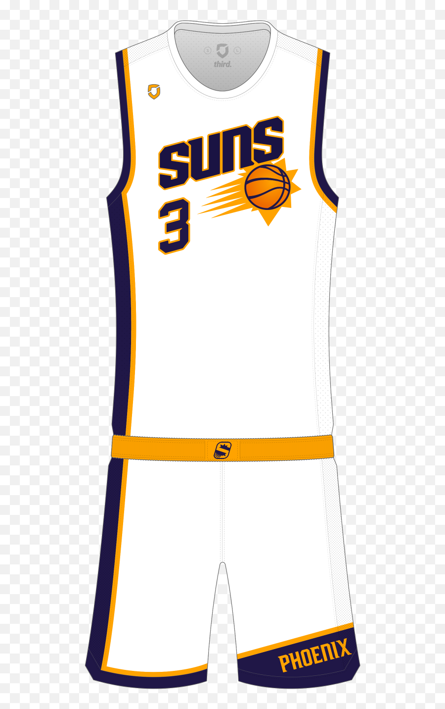 Phoenix Suns Home - Phoenix Suns Concept Uniforms Full Sleeveless Emoji,Phoenix Suns Logo