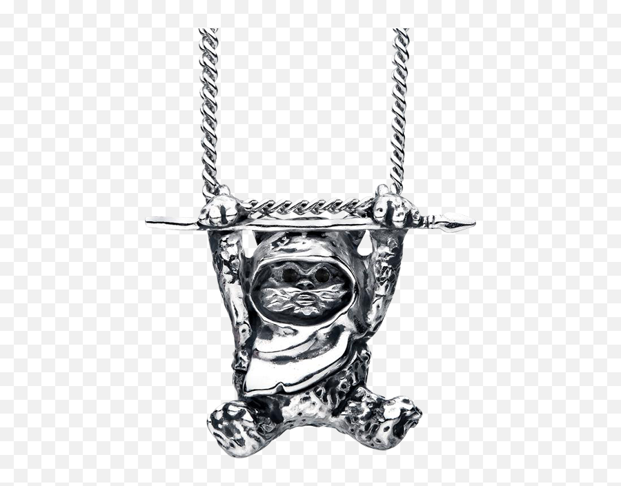 Ewok Slider Necklace By Rocklove Sideshow Collectibles Emoji,Ewok Png