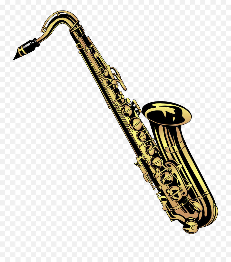 Saxophone Clipart - Saxophone Clipart Emoji,Saxophone Clipart