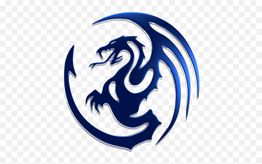 Blue Dragon Gaming Logo - Transparent Dragon Png Logo Emoji,Dragon Logo
