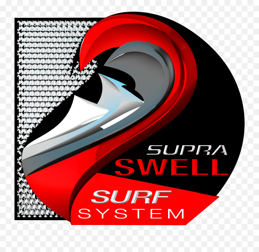 Surf Clean Custom Shaped Waves With Supra Boats Swell Surf - Language Emoji,Supra Logo
