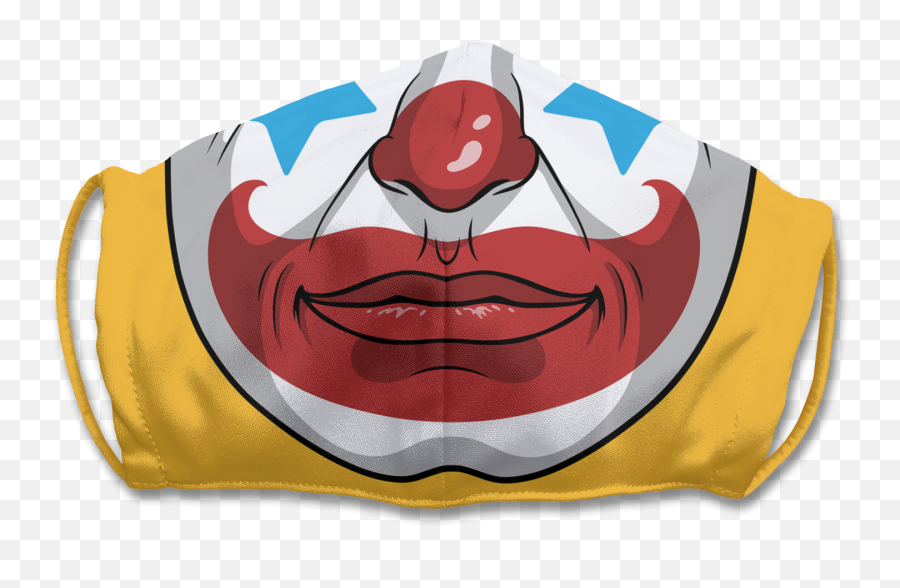 Adjustable Clown Face Mask - For Adult Emoji,Clown Nose Png