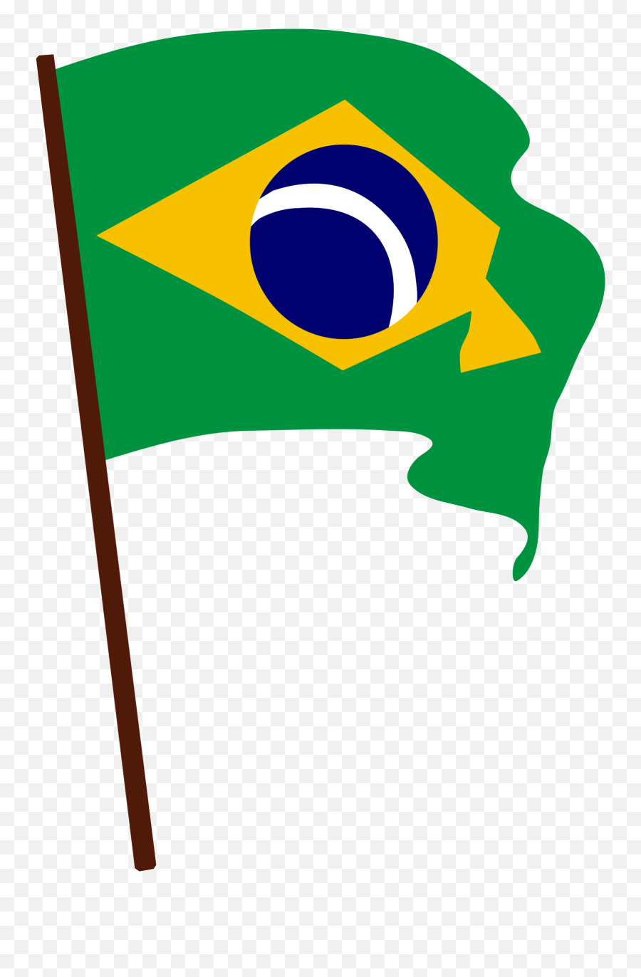 Brazil Flag Png Pic - Brazil Clip Art Emoji,Brazil Flag Png