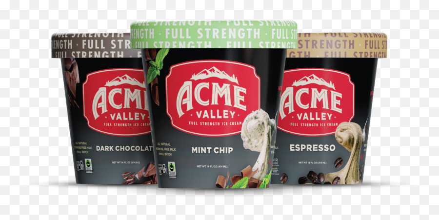 Acme Valley Ice Cream - The Only Full Strength Ice Cream Dog Food Emoji,Acme Logo