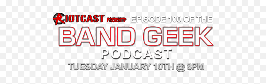 Riotcast Presents Band Geek Podcast - 100th Episode Live Work Psychology Emoji,Blue Oyster Cult Logo
