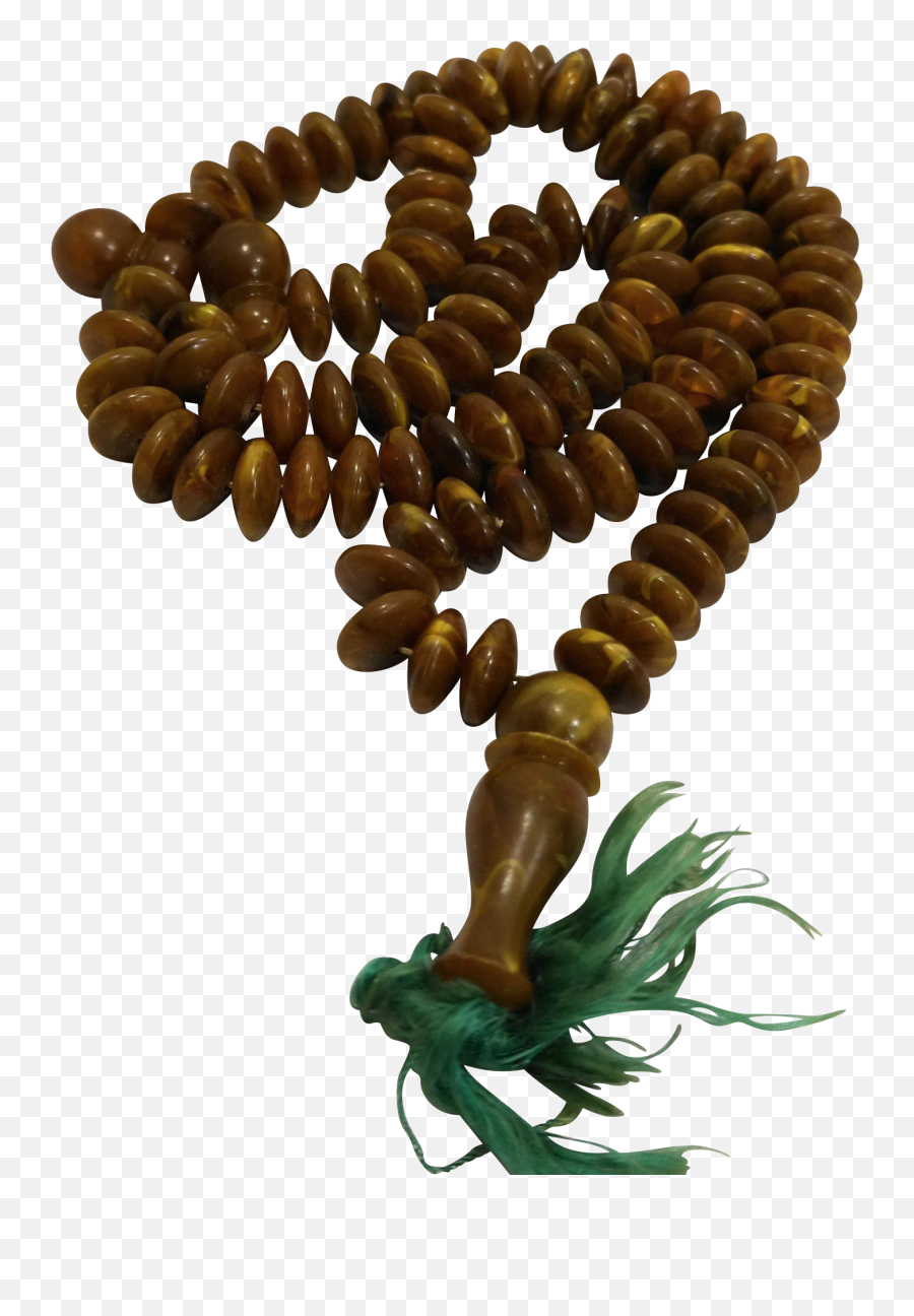 Baltic Amber Tasbih Muslim Prayer Beads Rosary 89g - Tasbih Tasbih Png Emoji,Rosary Clipart