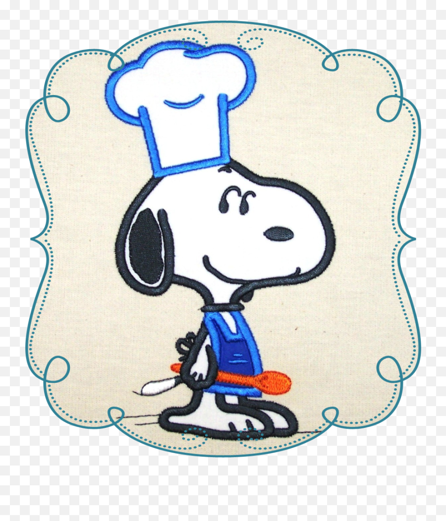 Download Hd Snoopy Clipart Chef - Snoopy Pes Embroidery Free Chefs Hat Machine Embroidery Designs Emoji,Snoopy Clipart