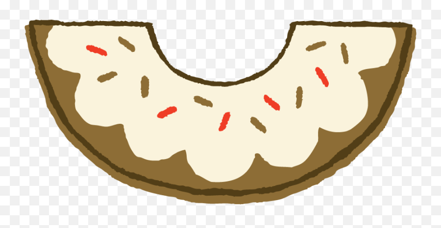 See Here Donut Clipart Transparent Background - Half Donut Donut Friend Emoji,Donut Transparent Background