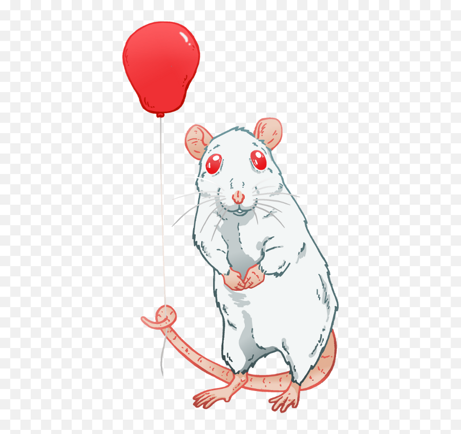 Download Hd Rat Clipart Group Rat - Lab Rat Birthday Balloon Emoji,Rat Clipart