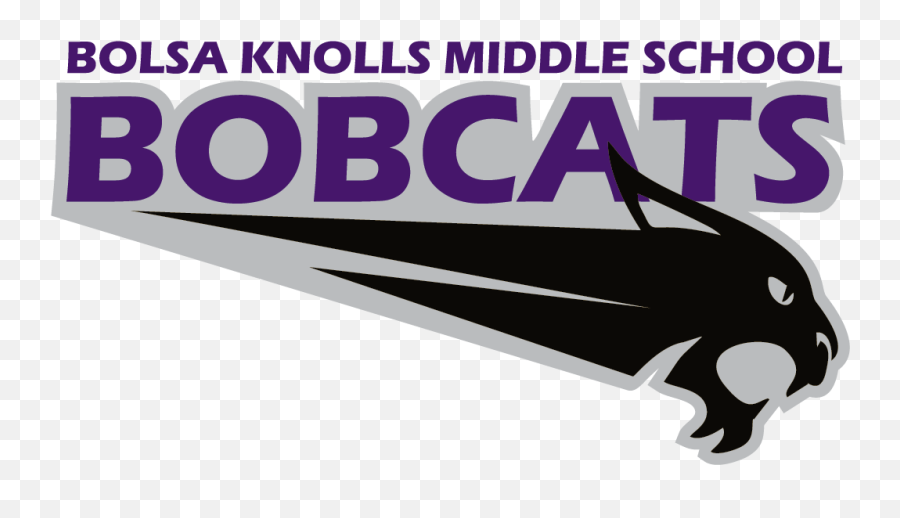 Home Bolsa Knolls Middle School - Language Emoji,Bobcats Logo