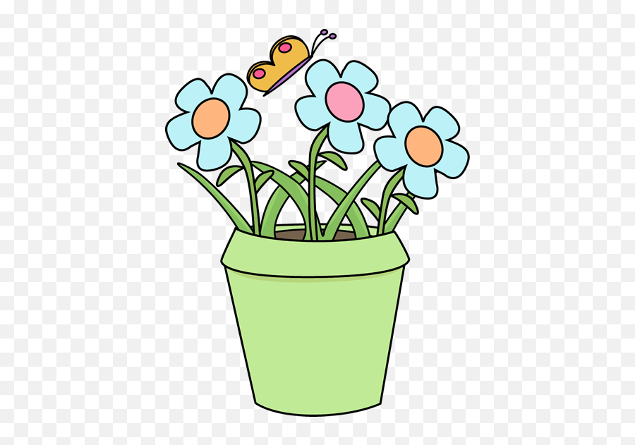 Garden Clip Art - Flower Pot Clipart Emoji,Garden Clipart