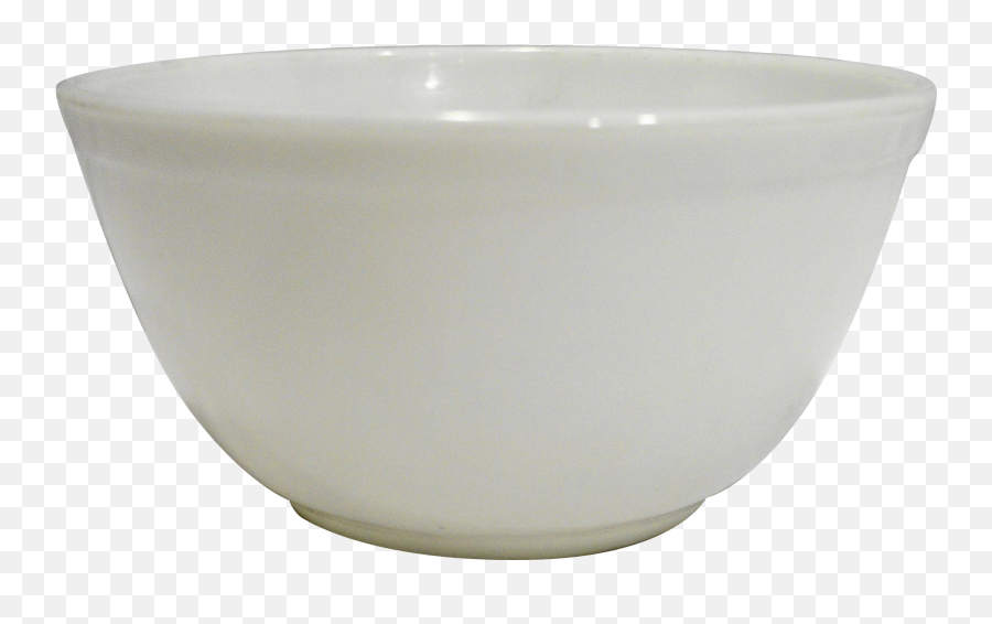 Pyrex White Opal Milk Glass 402 Mixing Bowl Milk Glass - Bowl Filled With Milk Transparent Emoji,Milk Transparent