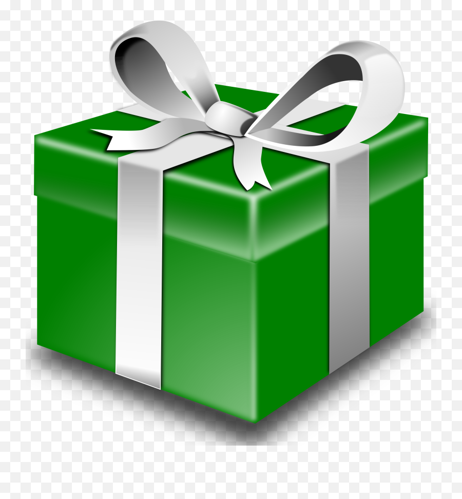 Presents Clipart Green - Christmas Present Clipart Green Emoji,Present Clipart