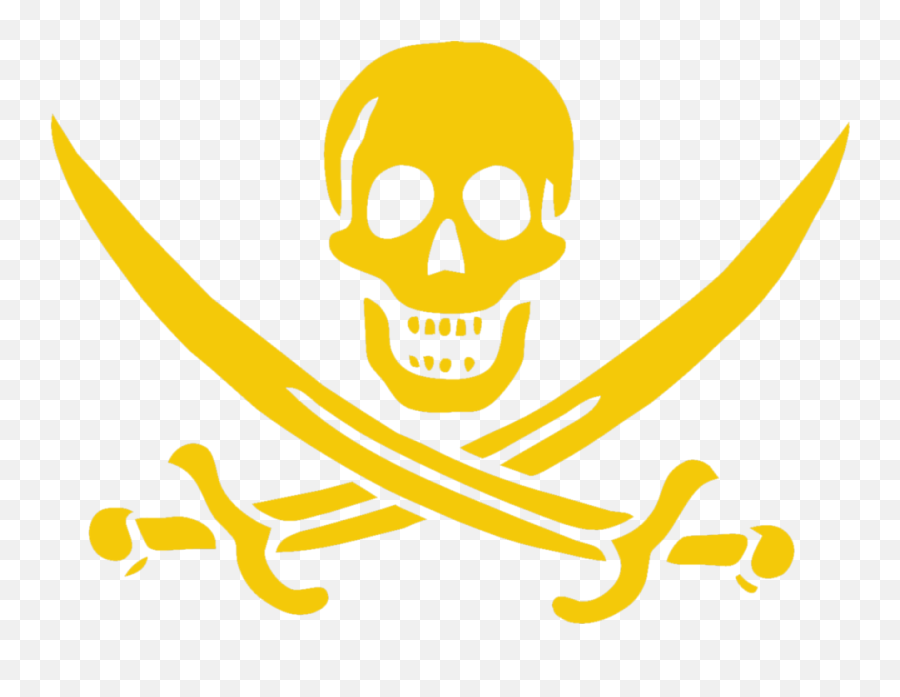 Pirate Flag Mens Printed Henley - Jolly Roger Black Emoji,Pirate Flag Clipart