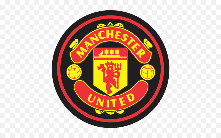 Manchester United Team Round Decal Emoji,Manchester United Logo Png