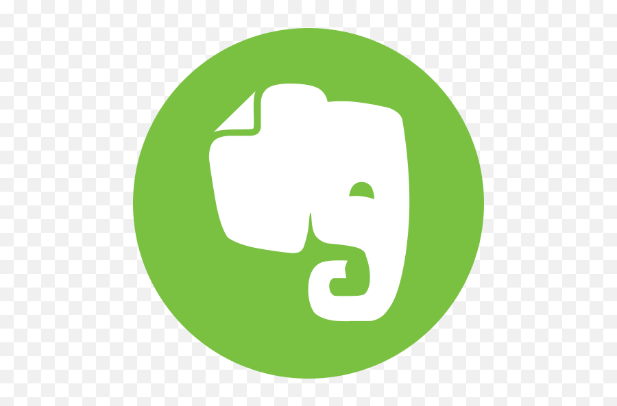 Evernote Communication Elephant Logo - Evernote Logo Png Emoji,Elephant Logo